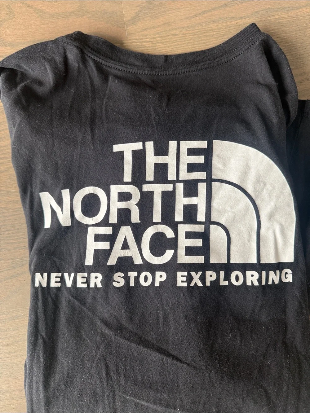 The North Face Black Long-Sleeve Logo Tee